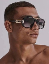 CAZAL Retro Punk Square Oversized Double-Bridge Sunglasses (Unisex) picture