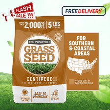 [FASH SALE] Pennington Centipede Grass Seed Mulch 5 lb Full Sun Lawn Seed NEW picture