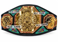 Libra Fight AAA Medium Legacy Wrestling Championship Belt Replica 4mm Zinc picture