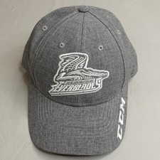 Florida Everblades CCM Hat Gray OSFA Embroidered Logo ECHL Hockey Cap picture