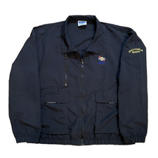 Vtg Daytona 500 Sunoco Windbreaker Mens Jacket Nascar Racing Ultra Motor Oil XL picture