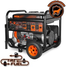 BROOKLYN,NY✅ WEN 14,500-Watt 120V-240V Tri-Fuel Propane Gas Generator Elec Start picture