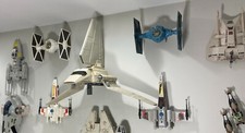 Starship Wall Mount for Vintage Star Wars X-Wing, Falcon, TIE Fighter & More picture