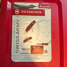 Victorinox Swiss Army 3-Piece Set Tinker Classic SD Quattro Red picture