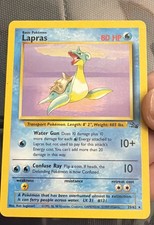 Lapras 25/62 Fossil Regular LP 066 picture