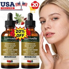 Lumvelle Wild Harvested Wormwood Liquid Drops 60ml Gut Cleanse Digestive Herbal picture
