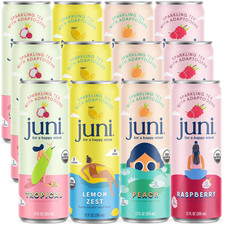 Juni Sparkling Adaptogen Drink, Non Alcoholic Mocktail, Variety 12 Pack picture