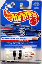 1998 Hot Wheels #682 First Editions Fathom This on blue car card picture