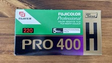 4 Rolls Fujifilm Fujicolor PRO 400H 220 Film ISO 400 Exp 10/2007 Sealed Rare picture