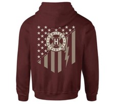 Howitzer Style Men's Hoodie Thunder Struck Military Grunt MFG picture