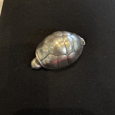 Vintage Kirk Pewter Small Turtle 757 Preowned picture