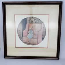 P Buckley Moss Please God Signed Numbered Print 203 of 1000 Framed Folk Art 1987 picture