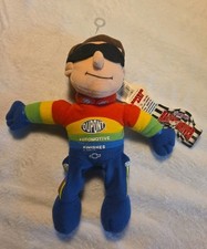 Vintage Jeff Gordon #24 CoolBeans Racing Driver Plush NASCAR DuPont Doll Toy  picture