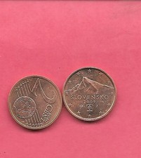 SLOVAKIA KM96 2009 UNCIRCULATED-BU UNC-MINT 2 EURO CENTS COIN picture