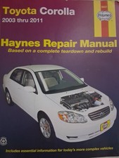 Toyota Corolla 2003 Thru 2013 /Haynes Repair Manuals #92037 picture