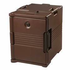 Cambro UPC400131 Ultra Dark Brown Full Size Stackable Food Pan Carrier picture