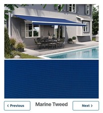 New 11ft Sunsetter Motorized Retractable Awning (MARINE TWEED) picture