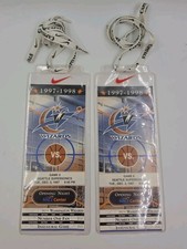 Pair (2) 1997 WASHINGTON WIZARDS OPENING NIGHT MCI CENTER INAUGURAL DAY TICKETS picture