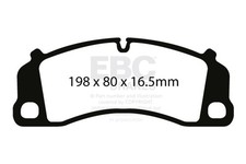 EBC Bluestuff NDX Front Brake Pads DP52206NDX - 2013-2023 Fits Porsche 911 New picture