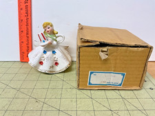 Vintage Leftons July Birthday Girl figurine Japan 1953 Stars & Stripes with box picture