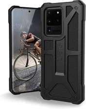 Genuine UAG Monarch Case Galaxy S20 Ultra 5G Black Rugged Military Drop Tested picture