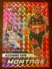 2024/25 Panini Mosaic Alexandre Sarr Rookie Montage Pink Prizm /149 RC #30 picture