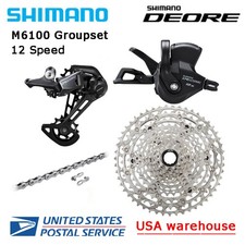 New Shimano Deore M6100 12 Speed Micro Spline Drivetrain Groupset 51T MTB picture