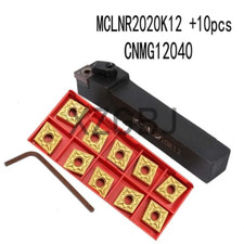 3/4 MCLNR2020K12 Lathe Turning Tool + 10PCS CNMG432 CNMG120408 Carbide Inserts picture