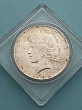 1922 Peace Silver Dollar Philadelphia Mint 90% Liberty Eagle Type Coin 1920s picture