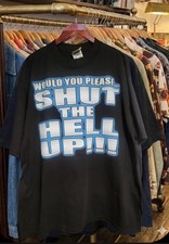  Chris Jericho Y2J WWE Shut The Hell Up ON Premium HEAVY GARMET DYED Shirt picture