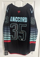 Joey Daccord Signed Custom Seattle Kraken Jersey With JSA COA picture