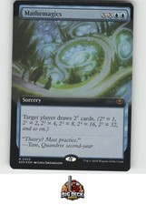 Mathemagics (Extended Art) Secrets of Strixhaven Mythic 320 Foil MTG Near Mint picture