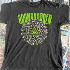 NEW 1991 Soundgarden Badmotorfinger Black Cotton T-Shirt picture