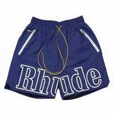 Men's Rhude Casual Basketball Shorts – Breathable Fabric Casual Shorts picture