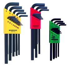 Bondhus 30pc Hex & Torx L Wrench Set Metric SAE Standard Inch USA 22199.31834 picture