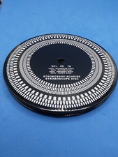 VINYL RECORD GRIP WITH STROBE STURDY PLASTIC WITH LINER INSIDE.  picture