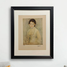 Pierre-Auguste Renoir Hand-Signed Original Print With COA & +$3500 USD Appraisal picture
