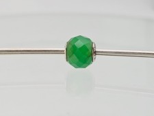 Authentic Pandora ESSENCE THIN BRACELET  Prosperity Green Aventurine Charm picture