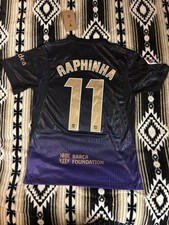 Nike FC Barcelona Player version Raphinha #11 Soccer Jersey Shirt Men’s Size M  picture