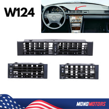 HEATER AIR VENT SET GRILLE FOR MERCEDES W124 1984-1996 AC LEFT RIGHT CENTER picture