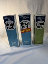 Vtg Clairol Final Net Hairspray Lot 3 Bottles 12 OZ & 8 OZ NOS Box Damaged READ picture