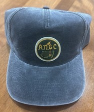 Augusta National Golf Club Members Logo Hat ANGC Rare Grey Denim Masters NWT picture