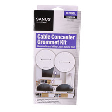 Sanus In-Wall Cable Concealer Grommet Kit * NEW * CCSIWLVK * 4 Audio Video Cable picture