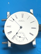 Waltham, Grade: A.W.W.Co. 6s 1873 15 jewels, Pocket Watch Movement. For Parts. picture