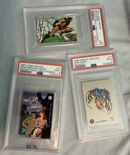 Wolverine Mint PSA 9 3 Stickers:10,31+Comic Images Marvel, X-Men 1986-1987 LOT 3 picture