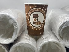 1000 Count Insulated , 12 Oz Disposable Cold and Hot, Drink Cups picture