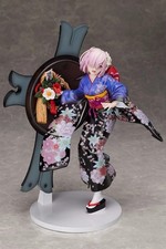 Fate Grand Order Mash Kyrielight 27cm 1/7 Kimono Dress Anime Figure Model Toy picture