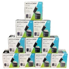 500 Accu-Chek Guide Test Strips~(10 X 50)~Exp~7~10/27~$99.99~($20/Per 100)~FR SH picture