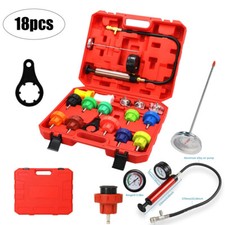 18pcs Universal Radiator Pressure Tester Kit Coolant Vacuum Type Cooling System picture