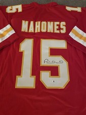 PATRICK MAHOMES Signed Kansas City Chiefs CUSTOM JERSEY COA Auto NICE picture
